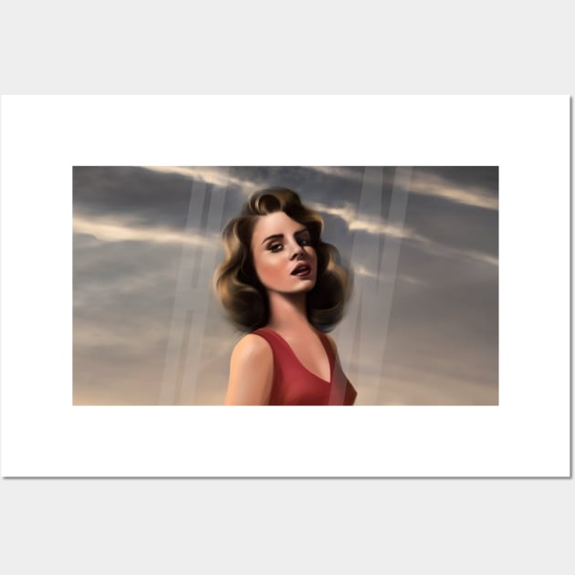 Lana Del Rey Wall Art by MadToys